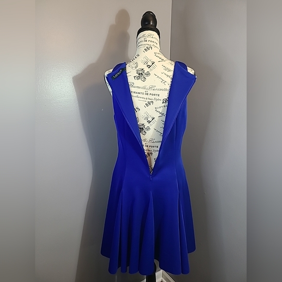 Lauren Ralph Lauren Blue Cocktail Dress size 10 - Picture 5 of 9